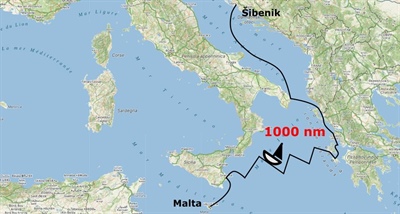 Start Rolex Middle Sea Race a plavba Malta - Šibenik